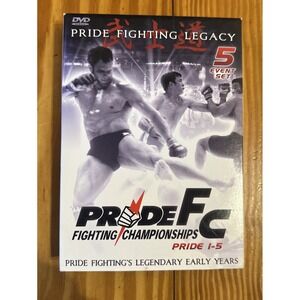 PRIDE‎ Fighting Championships - Pride 1-5 (DVD, 2005, 5-Disc Set) Martial Arts